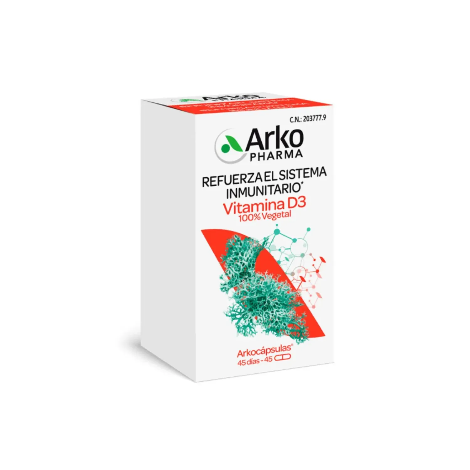 Arkopharma Vitamina D3 | Huesos Fuertes y Refuerzo Inmunitario